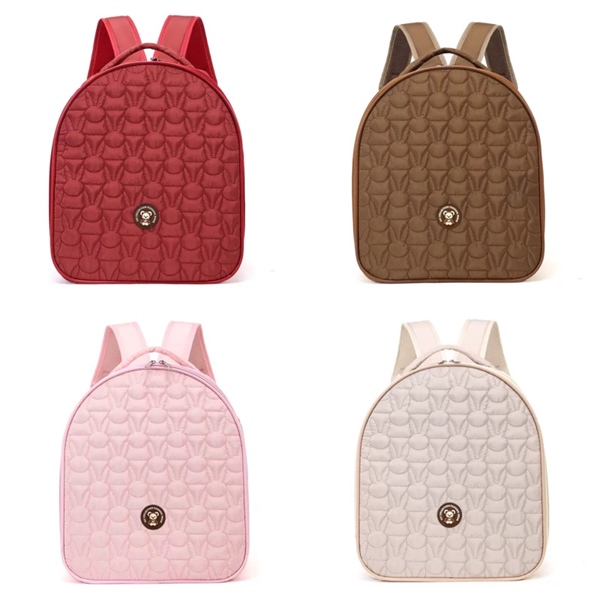 MP - Balo đơn sắc họa tiết thỏ 35*21*41cm (VAT)