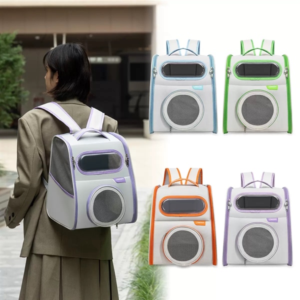 MP - Balo lỗ tròn thoáng khí moonpet - 31*27*37cm (VAT)