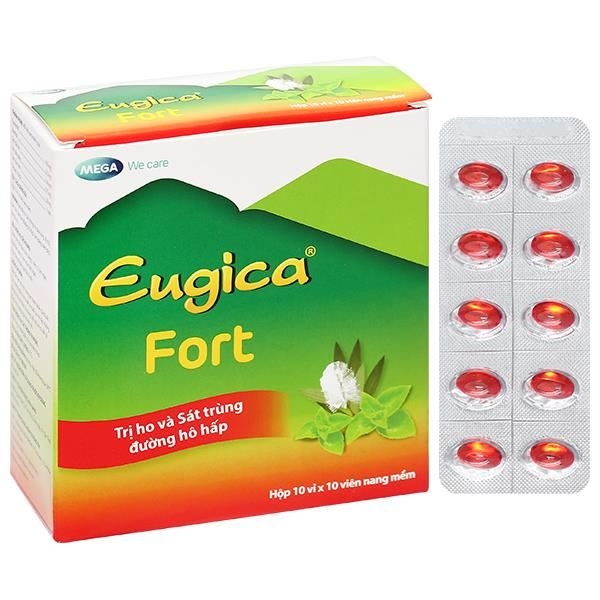 Eugica Fort (Hộp 10 vỉ x 10 viên màu đỏ) -Mega