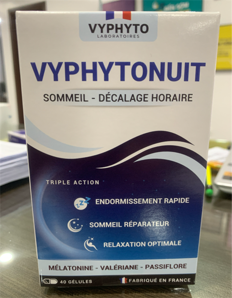 VYPHYTONUIT (Hộp 2 vỉ x 20 viên) (Bổ sung melatonin - hỗ trợ tạo giấc ngủ tốt) - Pháp 2