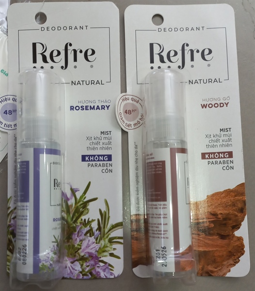 Xịt khử mùi thiên nhiên hồng mộc lan Refre Natural Rosa Magnolia 30ml - Rohto (Phú Thái) 2
