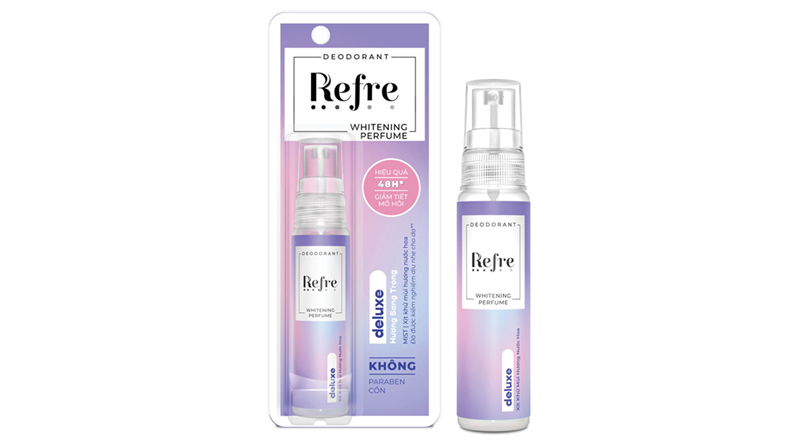 Xịt khử mùi hương nước hoa Hương Sang Trọng Refre Whitening Perfume Deluxe 30ml - Rohto (Phú Thái)