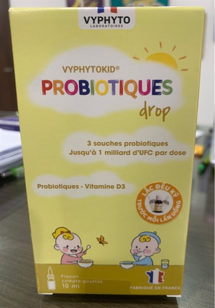 Vyphytokid Probiotiques drop (Hộp 1 lọ 10ml) (Bổ sung lợi khuẩn) - Pháp 2