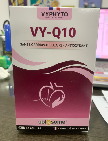 VY-Q10 (Hộp 2 vỉ x 15 viên) (Hỗ trợ tim mạch) - Pháp/Vyphyto 2