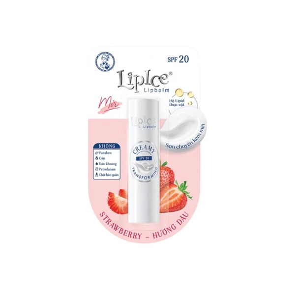 Son dưỡng môi Hương Dâu (LipIce Strawberry) 3,3g - Rohto