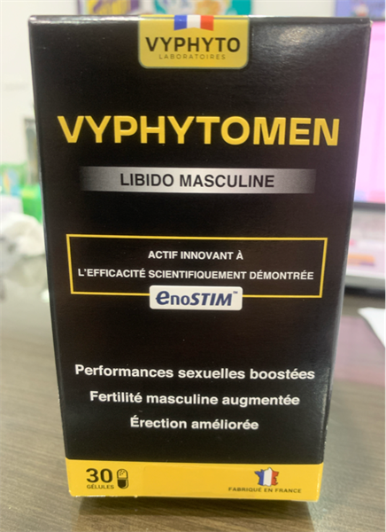 VYPHYTOMEN (Hộp 1 Lọ 30 viên nang cứng) (Hỗ trợ sinh lý nam) - Pháp/Vyphyto 2