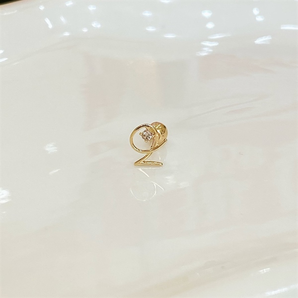 14K Capricorn piercing (Ma kết 25/12 - 19/1)