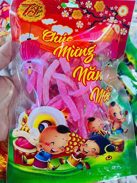 Set 20 gói Mứt Dừa Hồng 130g/gói