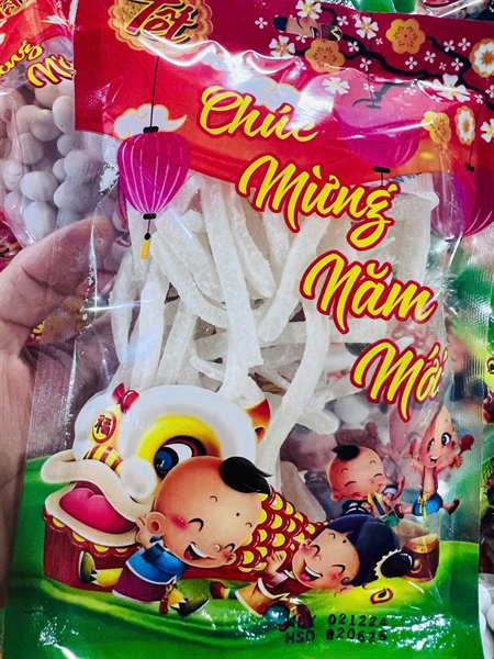 Set 20 gói Mứt Dừa Trắng 130g/gói