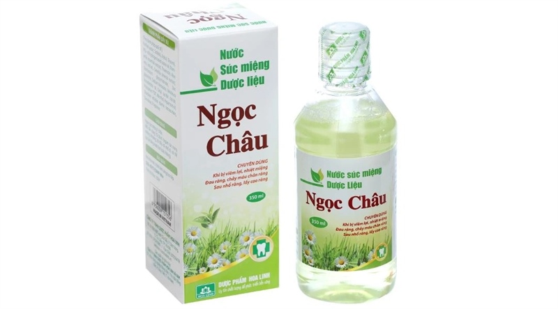 Nước súc miệng dược liệu Ngọc Châu 350ml