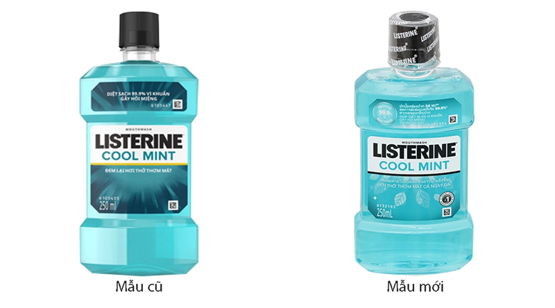 Nước súc miệng Listerine Cool Mint 250ml