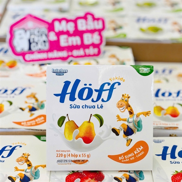 Sữa chua Hoff 6M+ vị lê