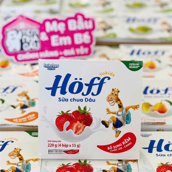 Sữa chua Hoff 6M+ vị dâu
