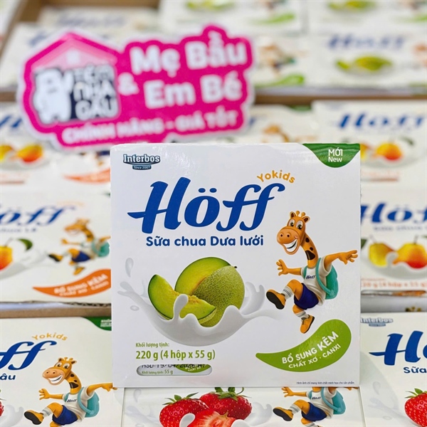 Sữa chua Hoff vị dưa lưới 6M+