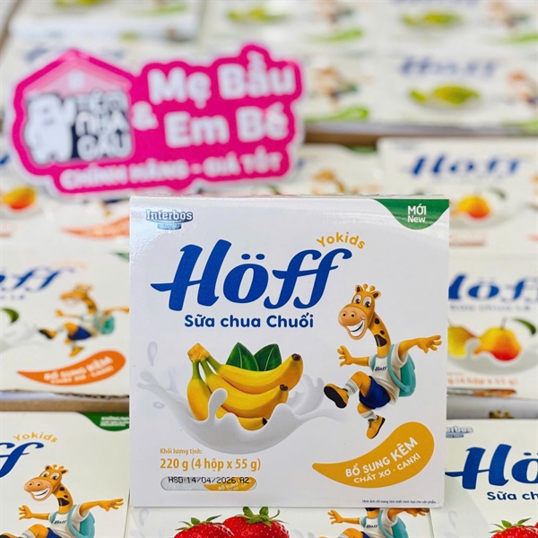 Sữa chua Hoff 6M+ vị chuối