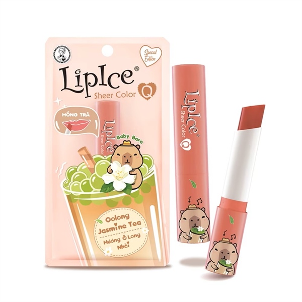 Son dưỡng môi Lipice Sheer Color Q (Oolong Jamine Tea) 2,4g - Rohto (Thỏi)