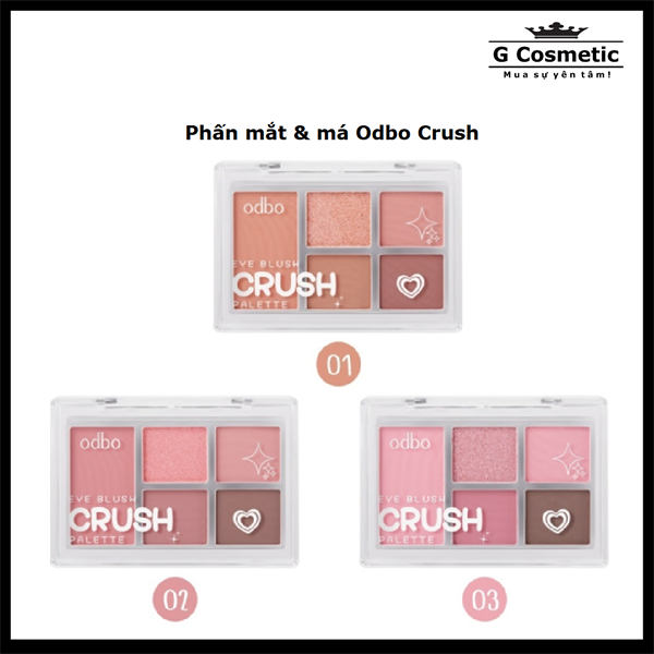 Phấn mắt & má Odbo Crush 03
