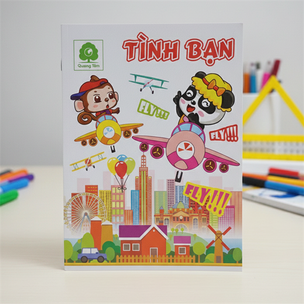Tập học sinh 96 trang 4 ô ly Tình Bạn 60gsm