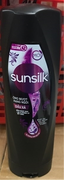 Dầu xả Sunsilk óng mượt rạng ngời ĐEN chai 327ml