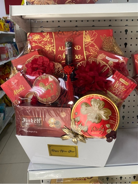 Giỏ hoa quả nhỡ