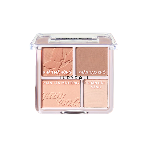 [Hàng Công Ty] JUDY DOLL Má Hồng Blush&Highlight 4 Ô - 06