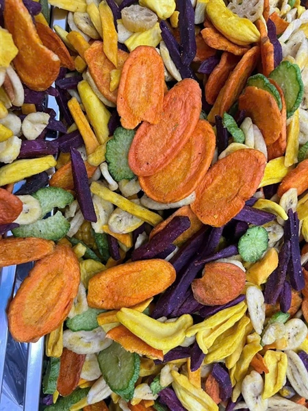 Mix rau củ quả sấy giòn 500gr