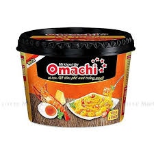 Mì tô trộn Omachi tôm phô mai trứng muối