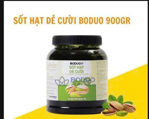 Sốt hạt dẻ cười Boduo 900gr
