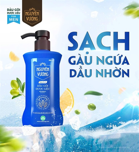Dầu gội dược liệu Nguyên Vương 180ml