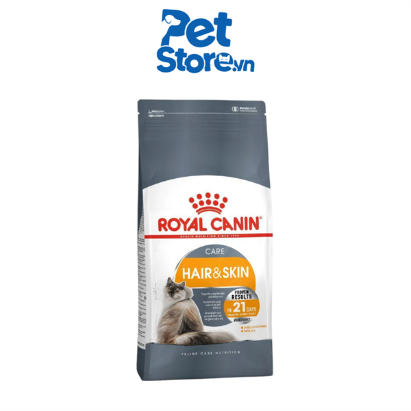 Thức Ăn Cho Mèo Royal Canin Hair & Skin - Dưỡng Đẹp Lông 400g