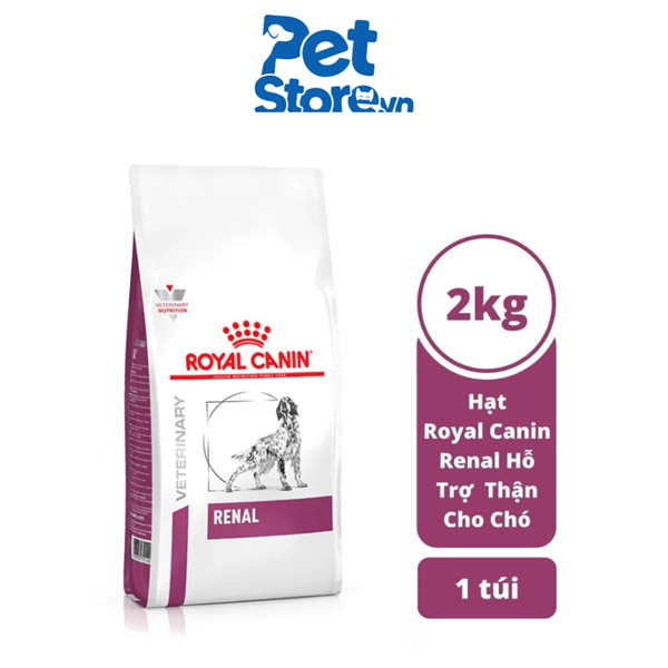 Thức Ăn Hạt Cho Chó Royal Canin Renal - Hỗ Trợ Thận 2kg