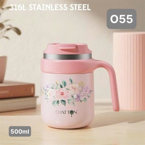 S225 - O55 Bình Ủ Cháo Cốc Giữ Nhiệt Lady L’Amour 500ml Oyatton OYTF55 - C50 [T24]