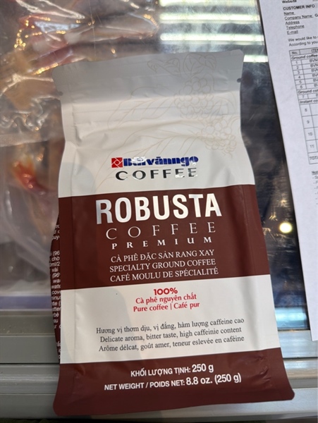 Cà Phê Rang Xay BVN Robusta