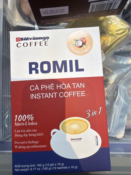 Cà Phê BVN Romil 12 gói