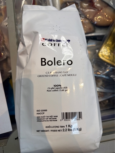 Cà Phê Rang Xay BVN Bolero gói 1kg