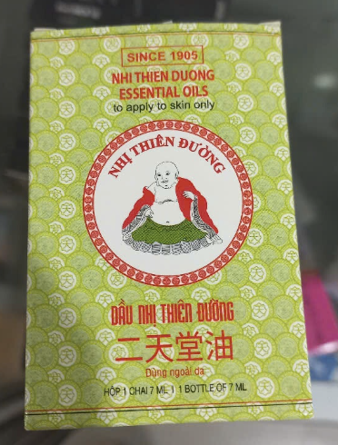 Dầu gió Nhị Thiên Đường 7ml -Nhị Thiên Đường/VN 2