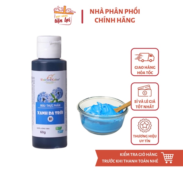 Màu Siro thực phẩm Xanh Da Trời 60gr