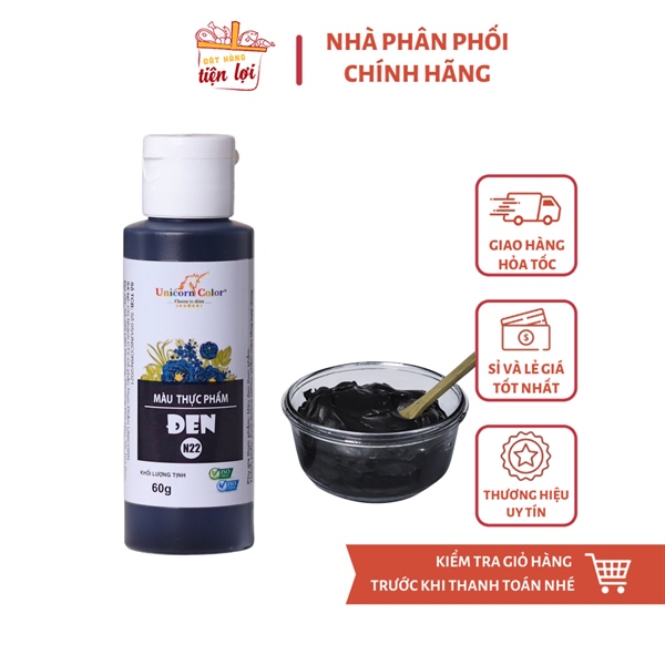 Màu Siro thực phẩm Đen 60gr