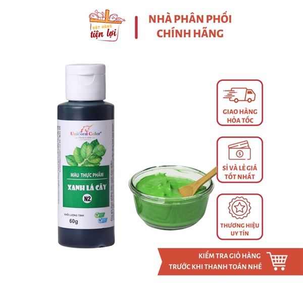 Màu Siro thực phẩm Xanh Lá Cây 60gr