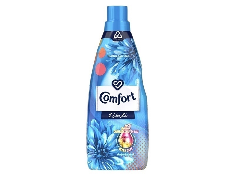 Nước xả Comfort 1 lân xả Hương Ban Mai chai 800ml