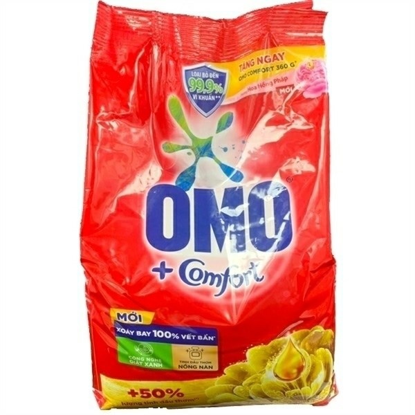 Bột giặt OMO Comfort Hương tinh dầu thơm sang trọng túi 3.9kg