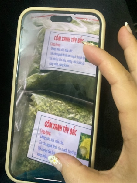 Cốm non Tây Bắc