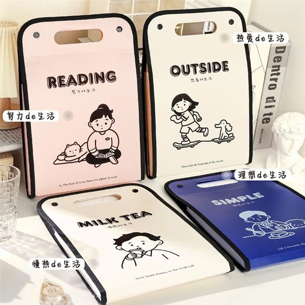 Túi đựng tài liệu 13 ngăn A4 Simple life/ KBX-7078D