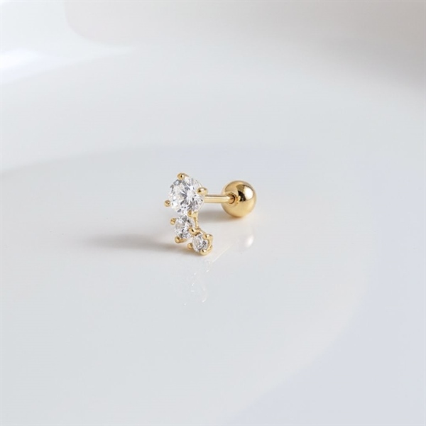 14k (58.5%) Solid Gold Mallorie Piercing
