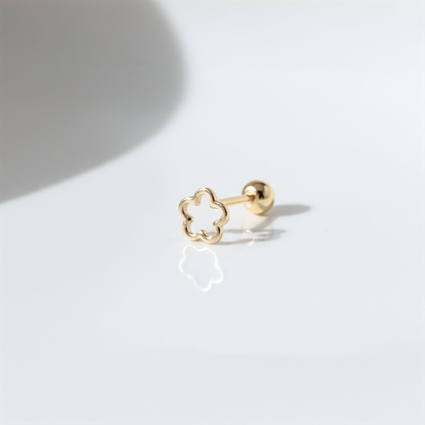 14k (58.5%) Solid Gold Petal Perfection Piercing