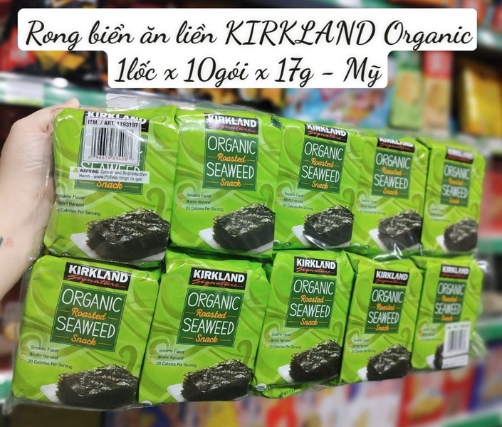 Rong biển Organic Kirkland