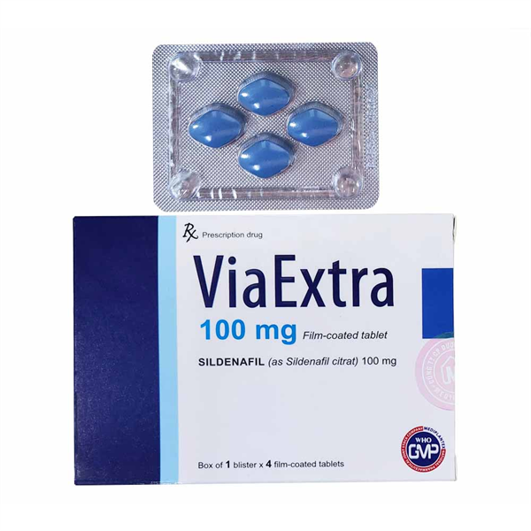 Thuốc ViaExtra 100mg ( Hộp 1 vỉ * 4 viên ) - mediplantex