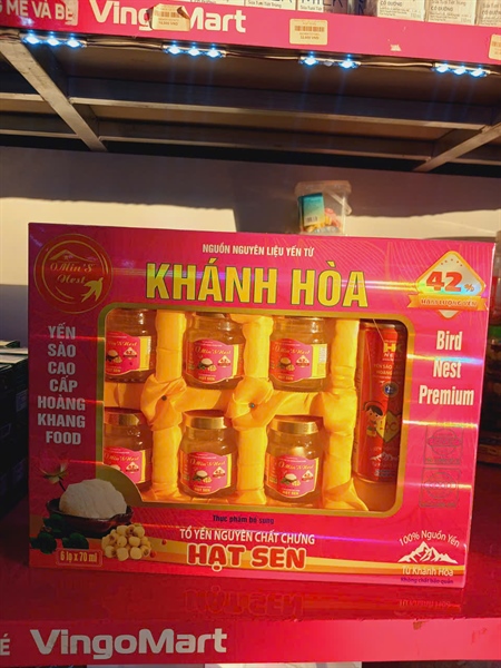 Yến sào HẠT SEN HK 42%