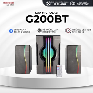 Loa Máy Tính 2.1 Microlab G200BT Bluetooth Chính Hãng
