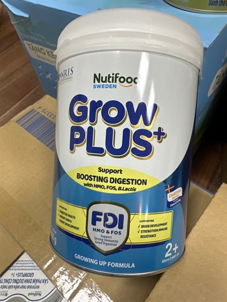 Sữa bột Growplus xanh tiêu hoá 800g 2+
